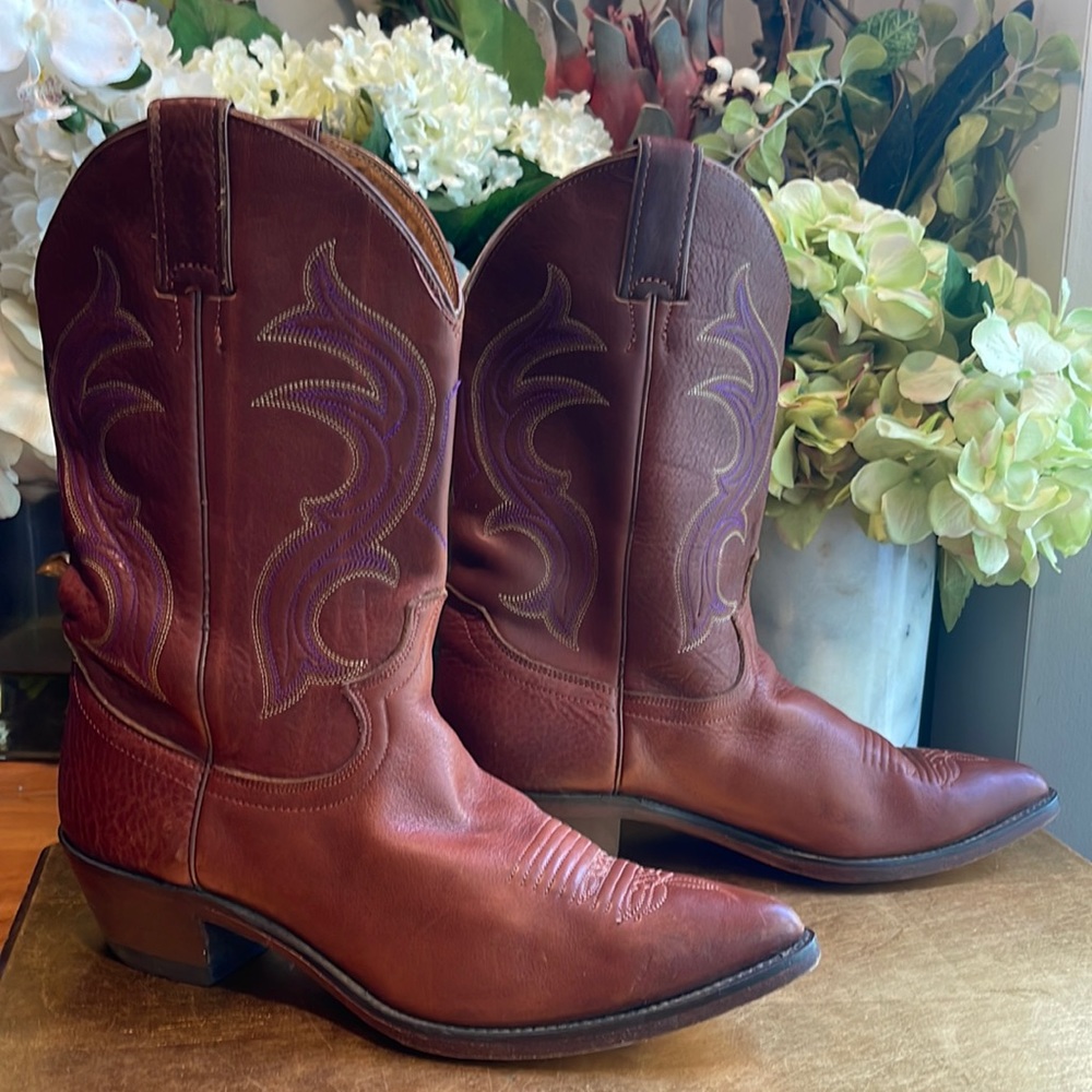 Justin Boots Redwood Leather Cowboy Boots | L4952 |